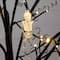 5ft. Pre-Lit Artificial Halloween Pumpkins and Skulls Ornament Tree with 72 Warm White LED Lights